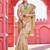 Beige floral woven design zari saree