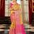 Yellow ethnic motifs woven design zari banarasi saree