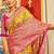 Yellow ethnic motifs woven design zari banarasi saree
