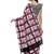 White geometric printed saree