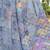 Grey geometric printed pure chiffon dabu saree