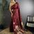 Maroon woven design zari saree