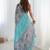 Grey floral sequinned pure chiffon designer ikat saree