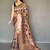 Yellow yellow printed silk blend sarees