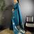Blue woven design ethnic motifs zari saree