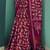 Pink floral printed poly cotton saree