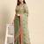 Green green poly georgette bandhani sarees