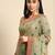 Green green poly georgette bandhani sarees