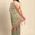 Green green poly georgette bandhani sarees