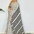 Off white polka dot satin block print saree