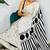 Off white ethnic motifs satin block print saree