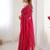 Pink embellished beads and stones saree