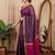 Purple woven design zari silk cotton maheshwari saree