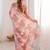 Pink sequinned pure chiffon ikat saree
