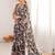 Black floral pure chiffon ikat saree