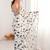 Off white floral pure chiffon ikat saree