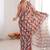 Multicolor sequinned pure chiffon ikat saree