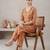 Rust printed co-ord set for women
