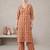 Rust printed co-ord set for women