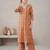 Rust printed co-ord set for women
