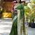 Green woven design zari paithani saree