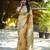 Cream woven design zari paithani saree