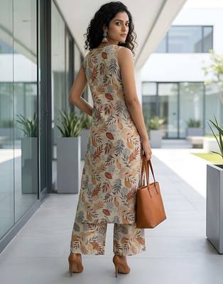 Multicolor printed co-ords set for women 2