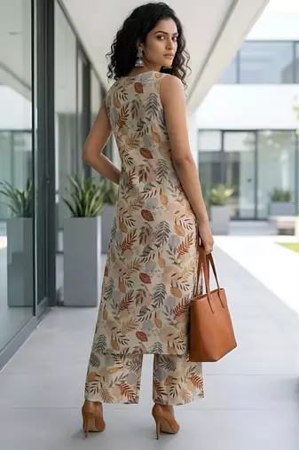 Multicolor printed co-ords set for women