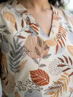 Multicolor printed co-ords set for women 3