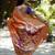 Orange woven design zari paithani saree