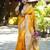 Yellow woven design zari paithani saree
