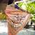 Peach woven design zari paithani saree