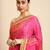 Yellow yellow pure chiffon bandhani sarees