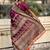 Purple woven design pashmina saree  with unstitched blouse piece