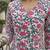 White & pink printed straight co-ords set for women