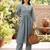 Grey a-line co-ords set for women