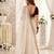 Off white embellished zari satin heavy work saree