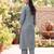 Grey a-line co-ords set for women