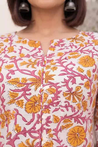 Multicolor printed co-ord set for women
