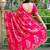 Pink pink woven design silk blend chanderi sarees
