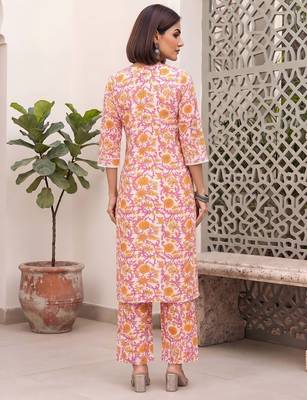 Multicolor printed co-ord set for women 4