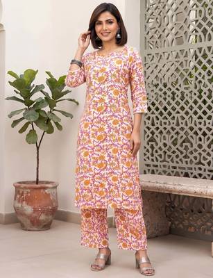 Multicolor printed co-ord set for women 5