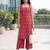 Pink printed co-ord set for women