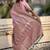 Lavender ethnic motifs woven design pashmina silk kashmiri work saree