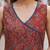 Maroon printed co-ord set for women