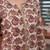 Cream printed co-ord set for women