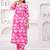 Pink printed cotton co-ord set for women