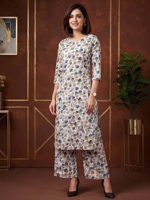 Multicolor printed co-ord set for women 1