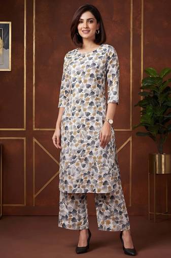 Multicolor printed co-ord set for women