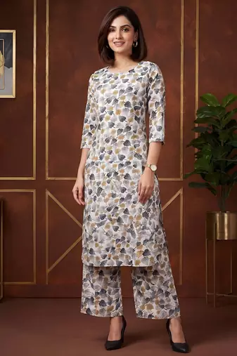 Multicolor printed co-ord set for women